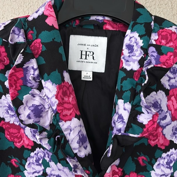 Janie and Jack x Harlem Fashion Row Children’s Collection Floral 2-Piece Size 7 - Picture 2 of 9